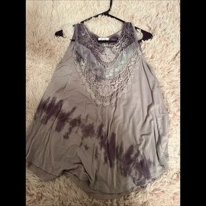 Purple tank top womens